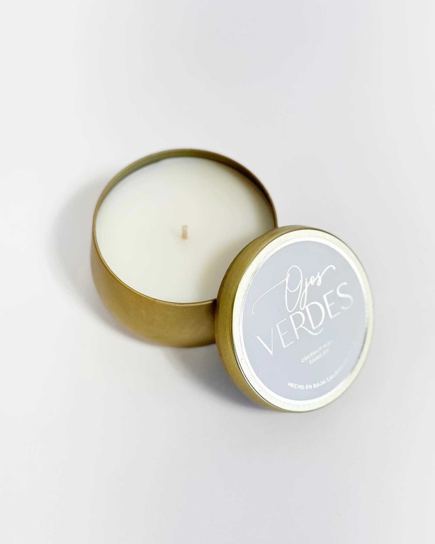 Velas 8 oz Doradas