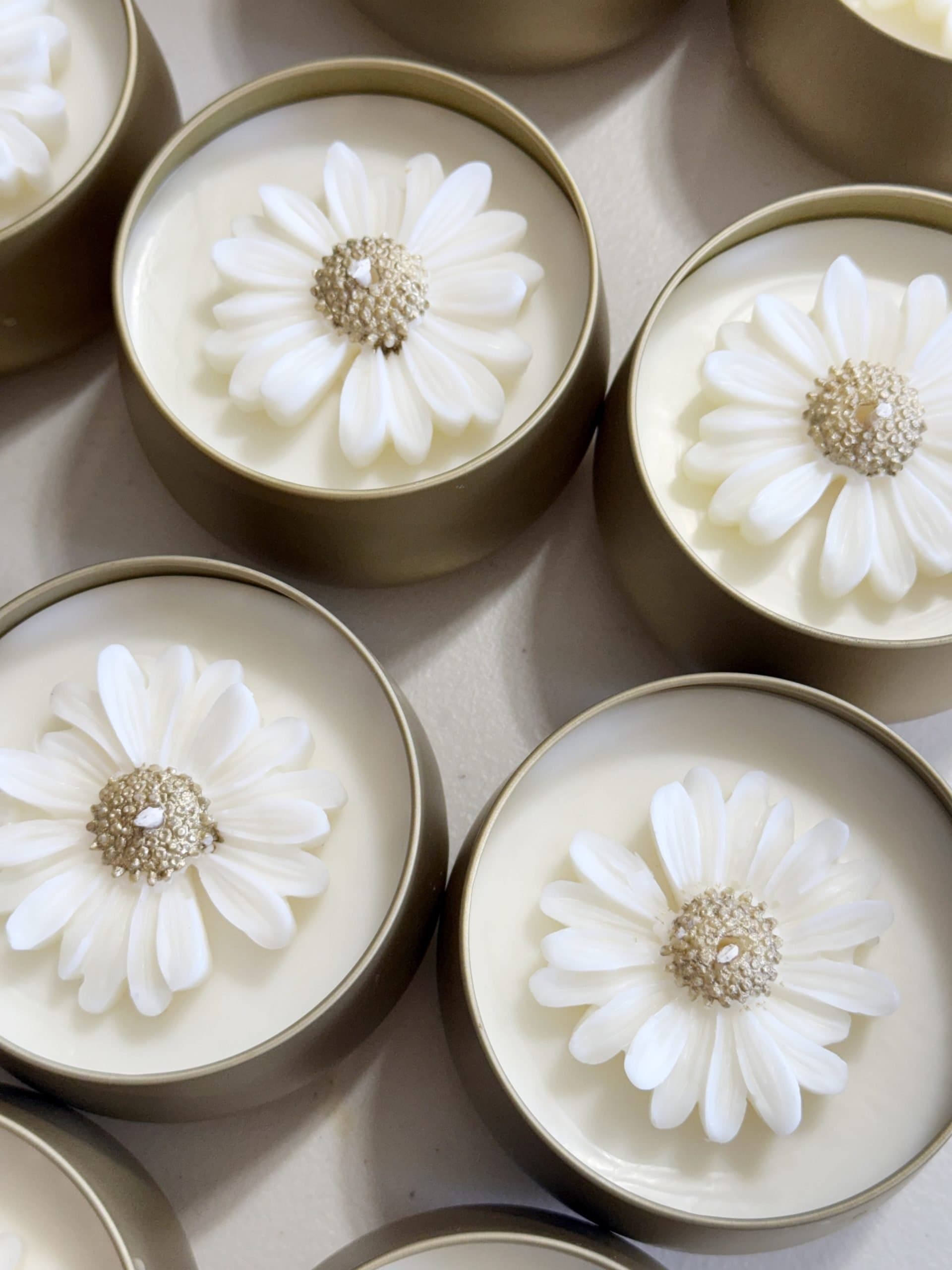 Velas 8 oz Doradas